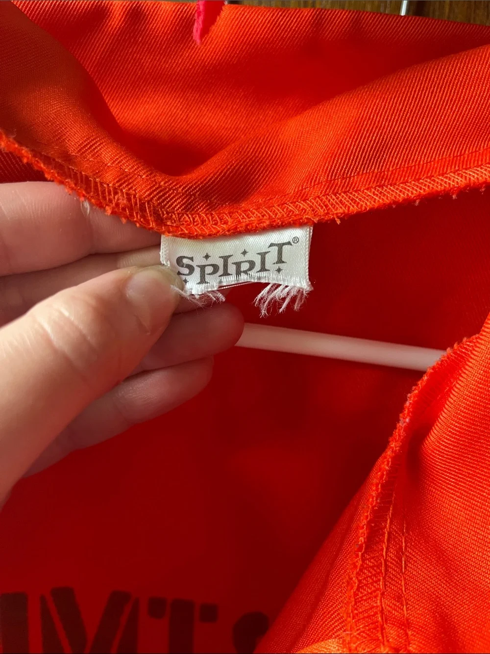 Spirit Halloween Orange Prison Jumpsuit Costume - Picture 2 of 3